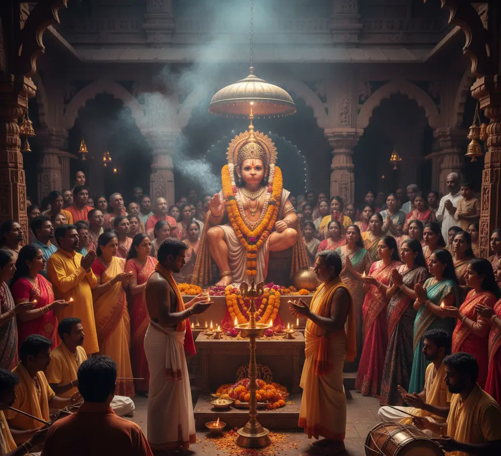 Hanuman Aarti - हनुमान जी की आरती | आरती कीजै हनुमान लला की