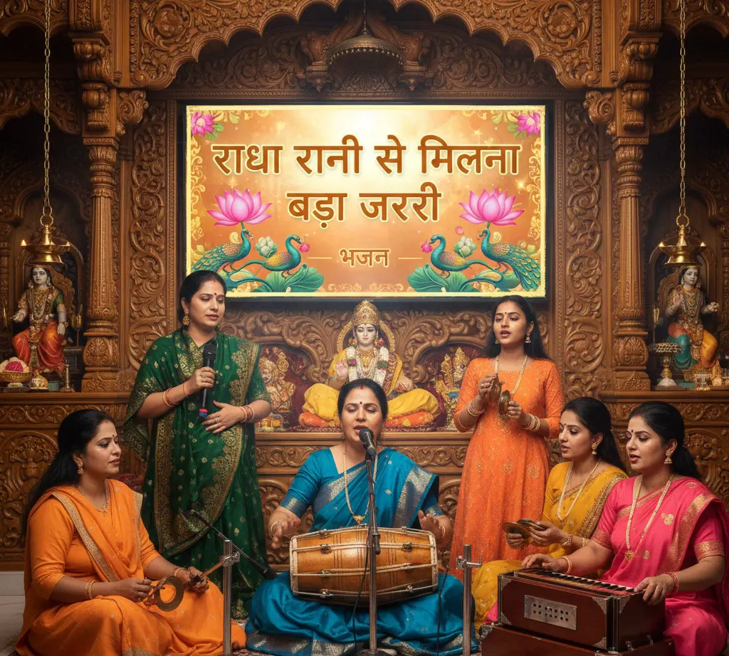 radha rani se milna bda jaruri bhajan lyrics- Radha rani bhajan