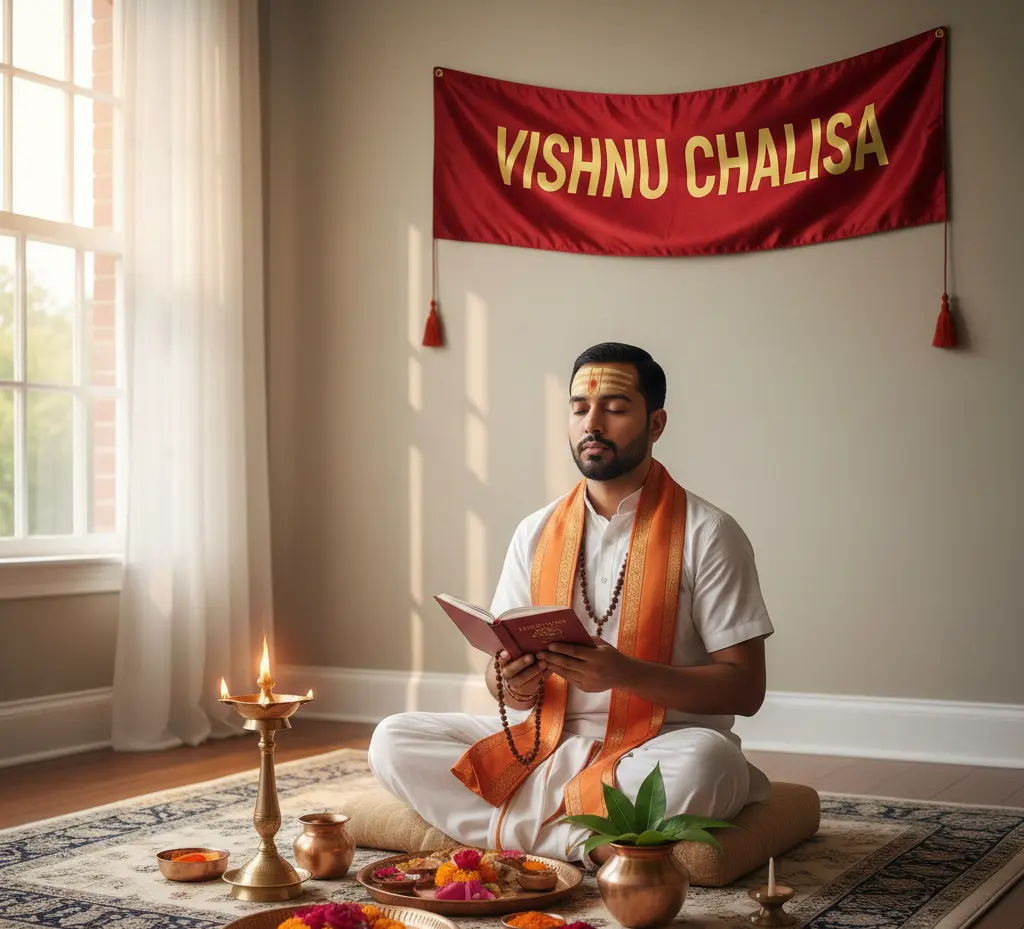 श्री विष्णु चालीसा - Complete Vishnu Chalisa Lyrics